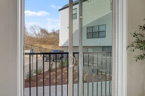 a view of a balcony