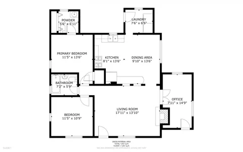 a view of a small backyard