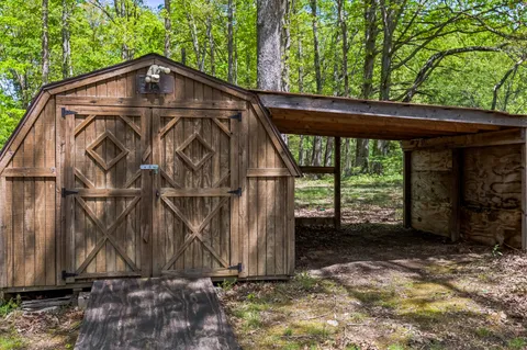 a view of a golf course