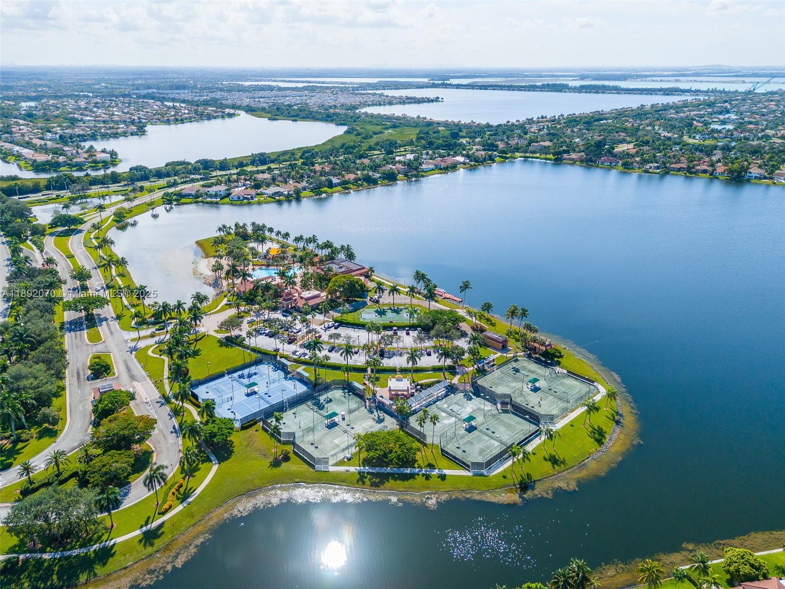 19230 Southwest 30th Street Miramar, FL 33029 - Photo 44 of 45 an aerial view of a house with a lake view