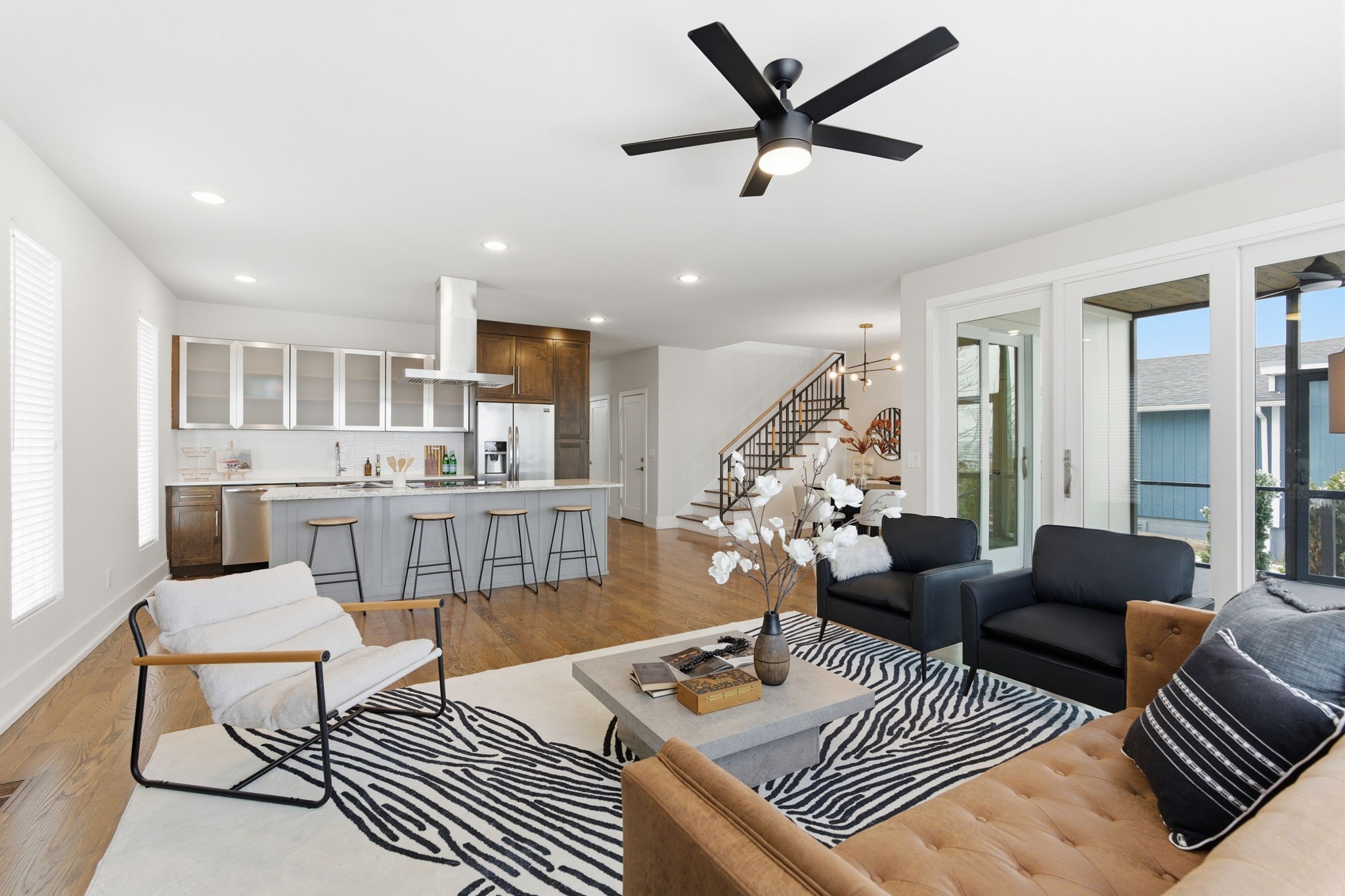 426 Patterson Street Nashville, TN 37211 - Photo 5 of 27 a living room with furniture and a view of kitchen
