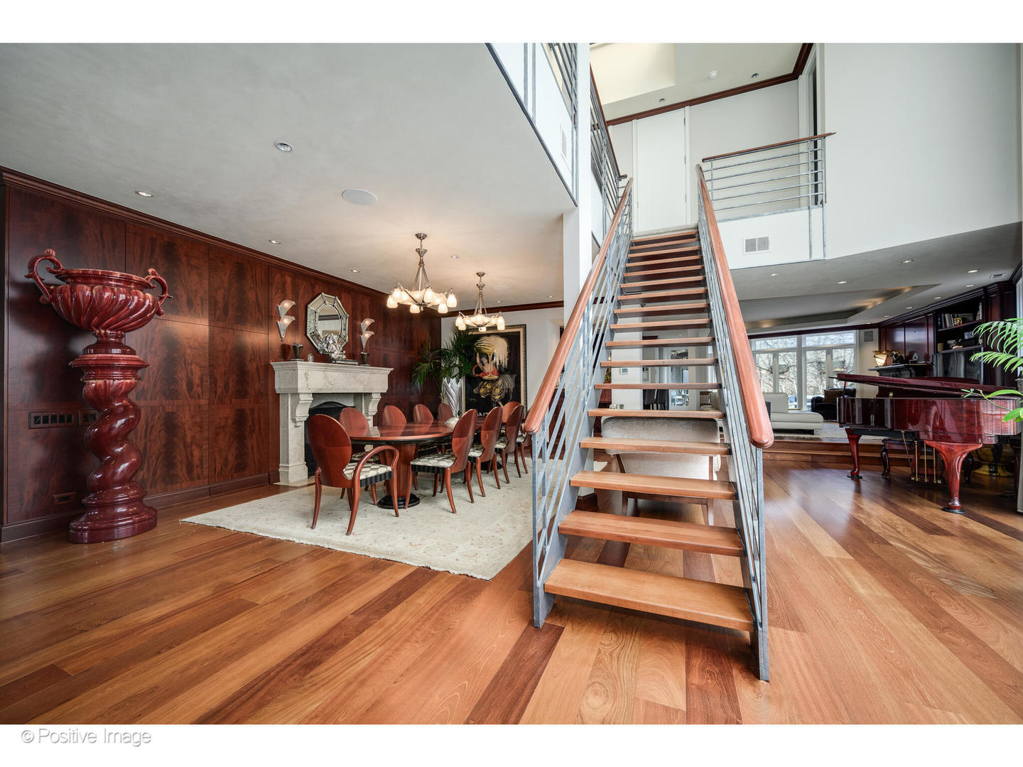 1811 North Howe Street Chicago, IL 60614 - Photo 7 of 42 a view of entryway dining room and hall with wooden floor