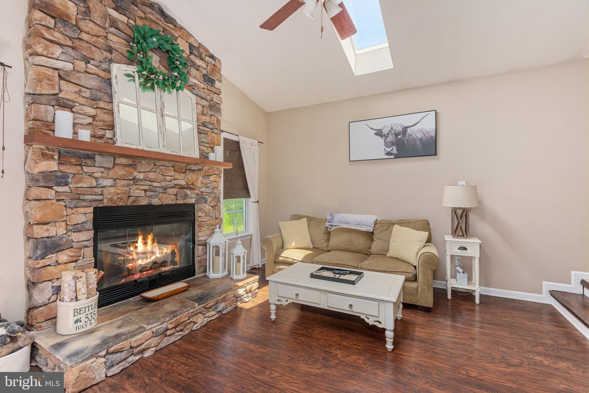 535 Richards Circle Pottstown, PA 19465 - Photo 16 of 44 a living room with furniture and a fireplace