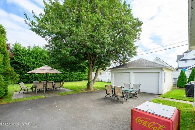 a view of a house with a patio