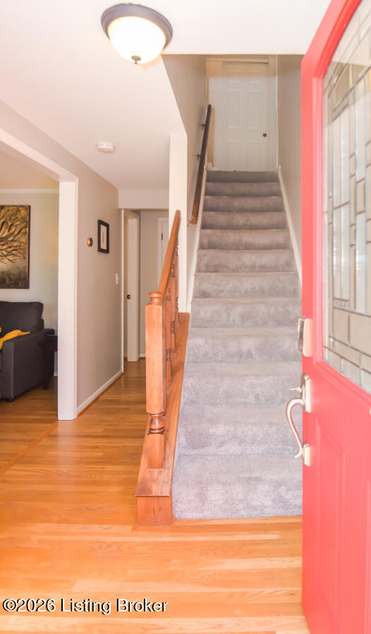 308 Hemingway Road Louisville, KY 40207 - Photo 33 of 61 STAIRS FROM FRONT DOOR