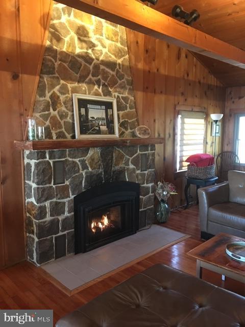 1930 Elm Road Port Republic, MD 20676 - Photo 3 of 13 Stone fireplace with wood floors!