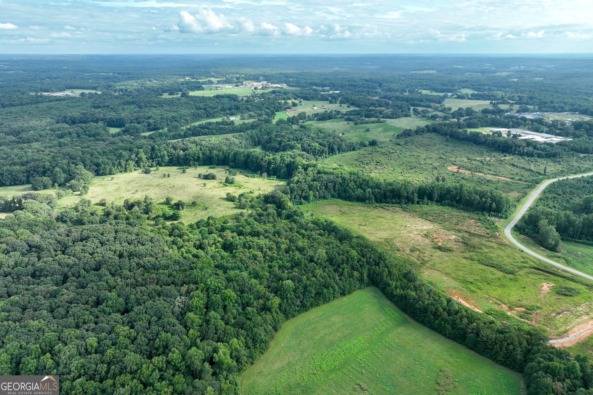 0 Turkey Creek Road Carnesville, GA 30521 - Photo 10 of 28 an aerial view of residential houses with outdoor space and trees