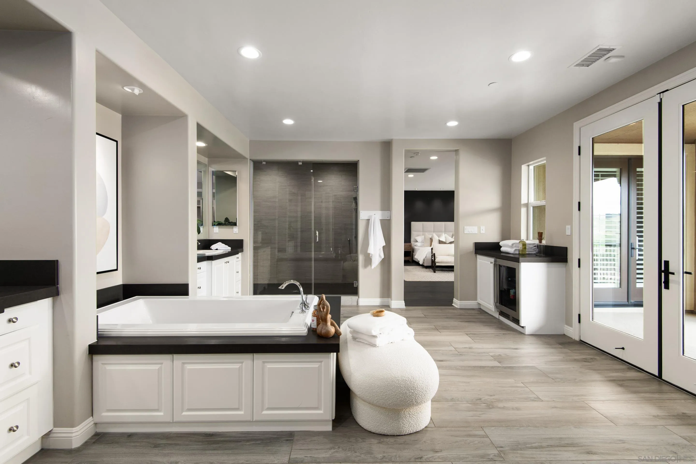 16339 Nicole Ridge Road San Diego, CA 92127 - Photo 44 of 56 a living room with stainless steel appliances kitchen island granite countertop furniture and a kitchen view