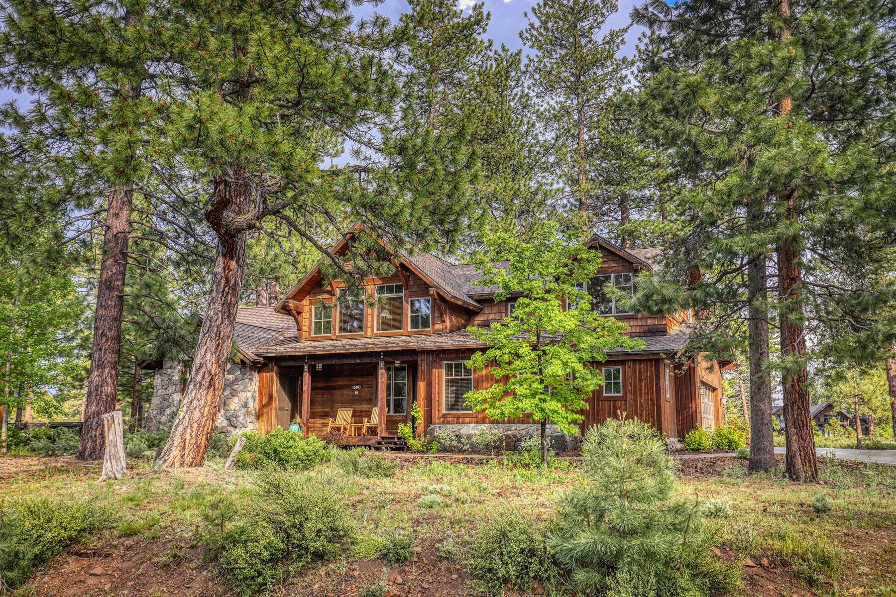 12323 Lookout Loop, Unit F1024 Truckee, CA 96161 - Photo 24 of 27 a front view of a house with garden