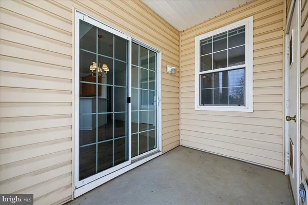 a view of front door