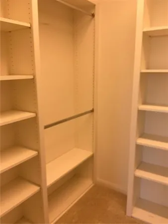 a view of walk in closet