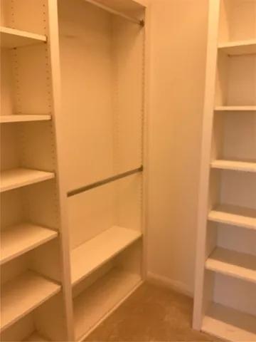 a view of walk in closet