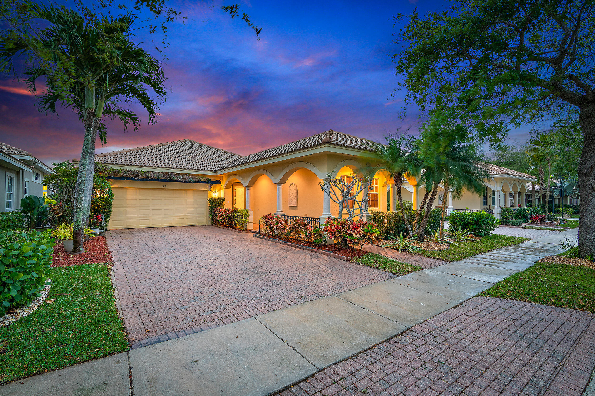 108 Palmfield Way Jupiter, FL 33458 - Photo 27 of 30 a view of an outdoor space and yard