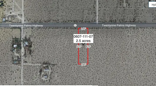 $49,000 | 2.5 Acres On Highway, Joshua Tree, CA 92252