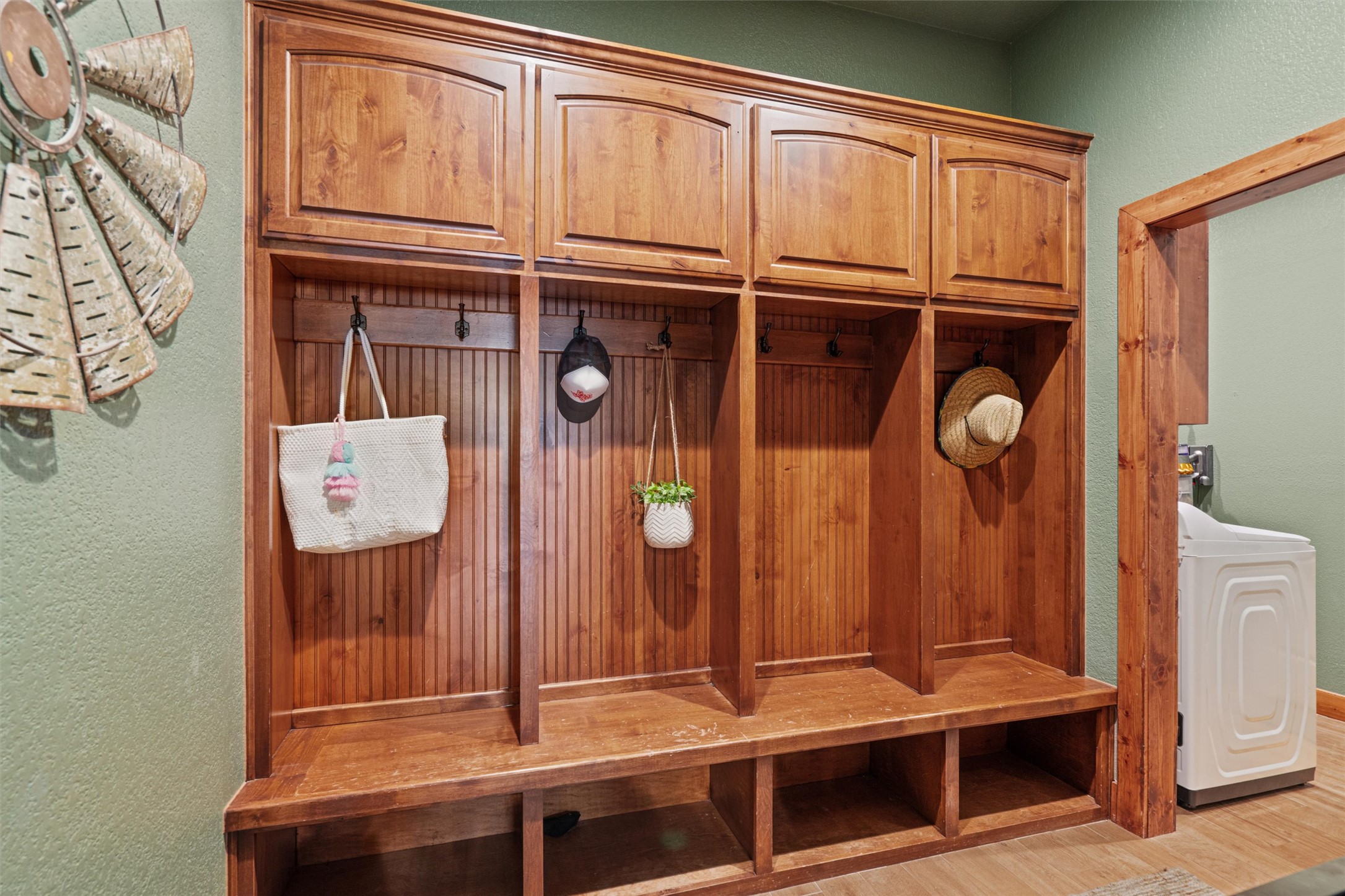 200 Little River Road Liberty Hill, TX 78642 - Photo 14 of 40 a view of cabinets and wooden floor