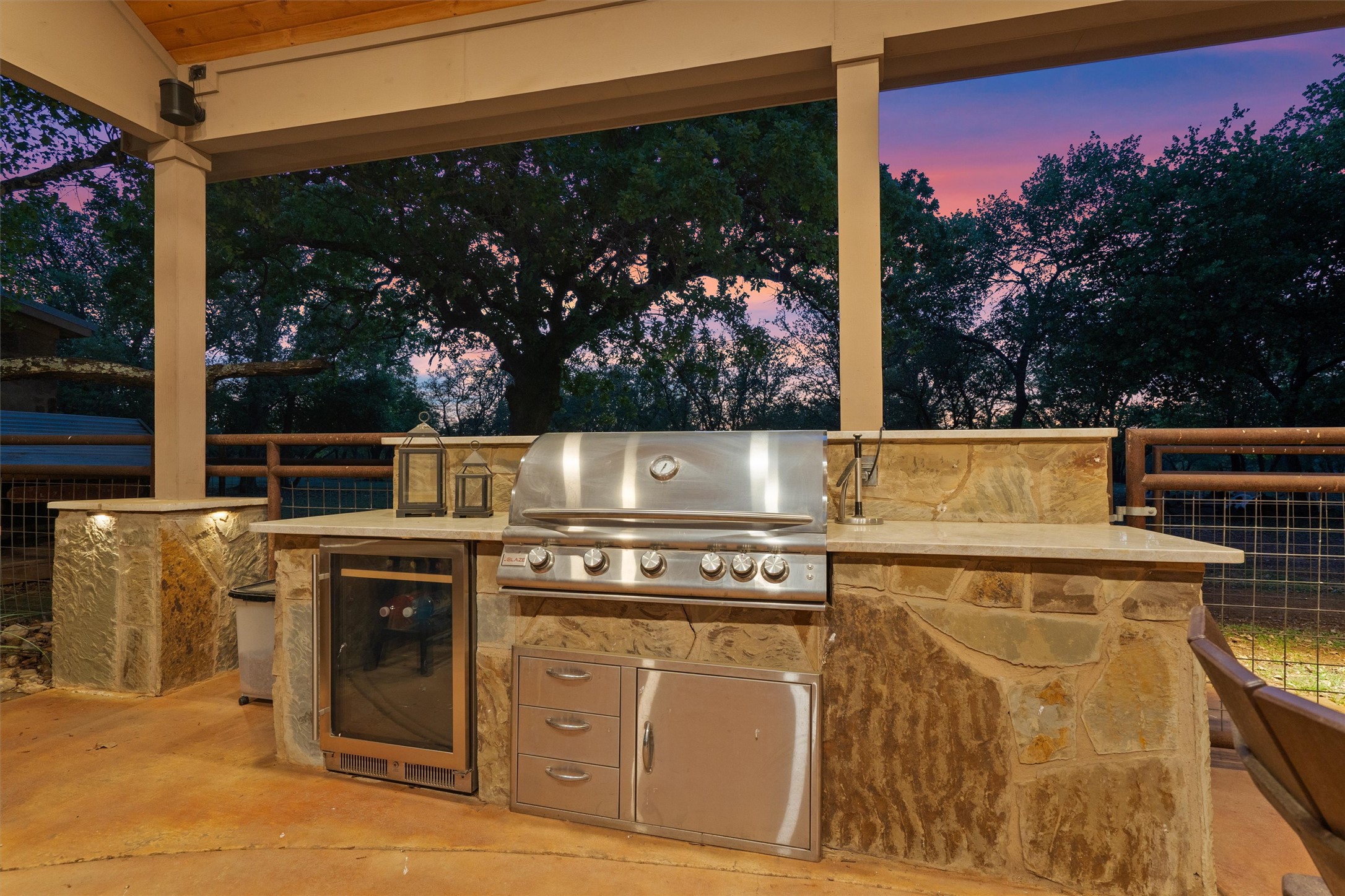 200 Little River Road Liberty Hill, TX 78642 - Photo 30 of 40 a view of a fireplace with wooden floor