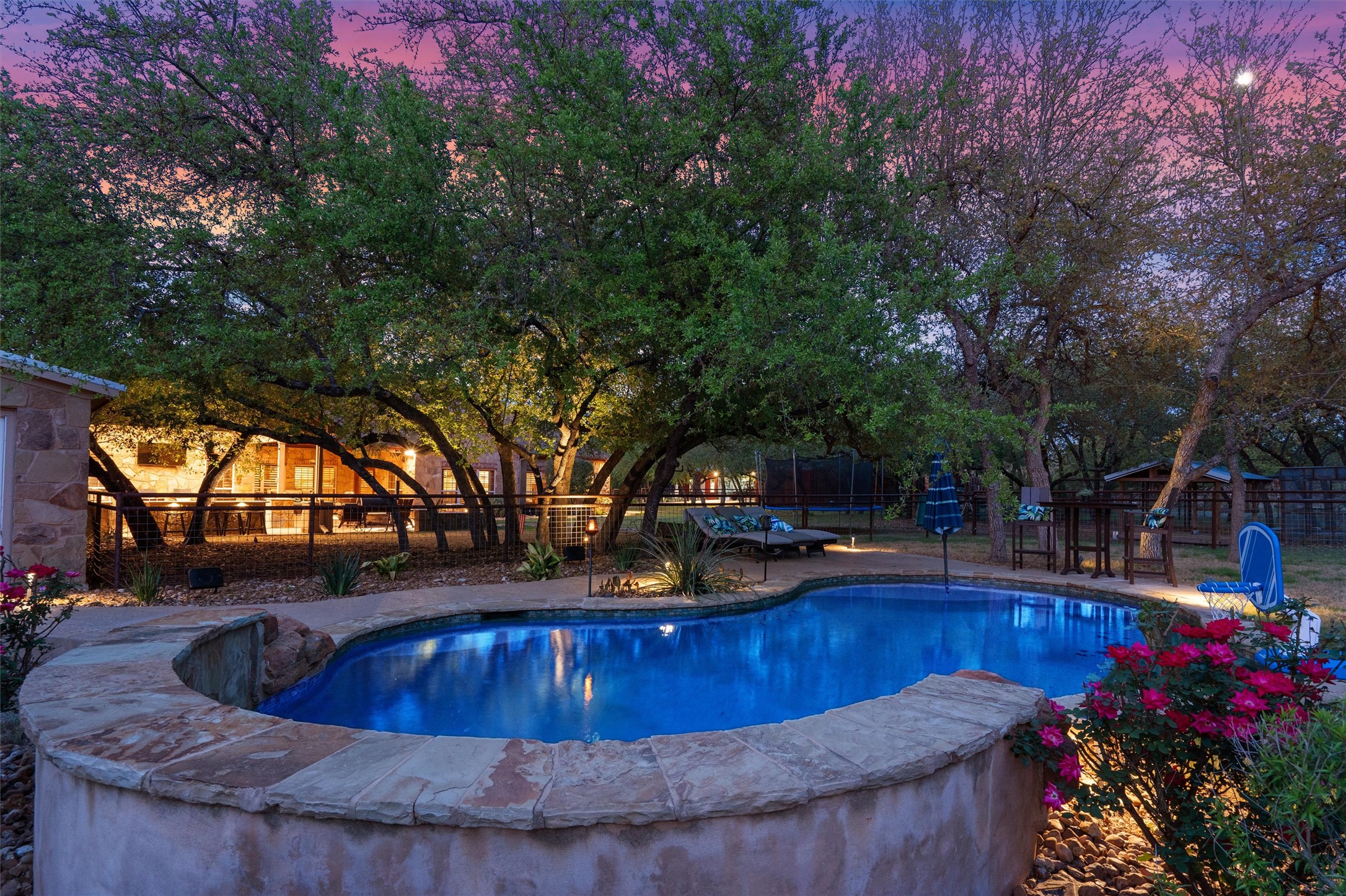 200 Little River Road Liberty Hill, TX 78642 - Photo 36 of 40 a view of outdoor space with swimming pool and sitting space