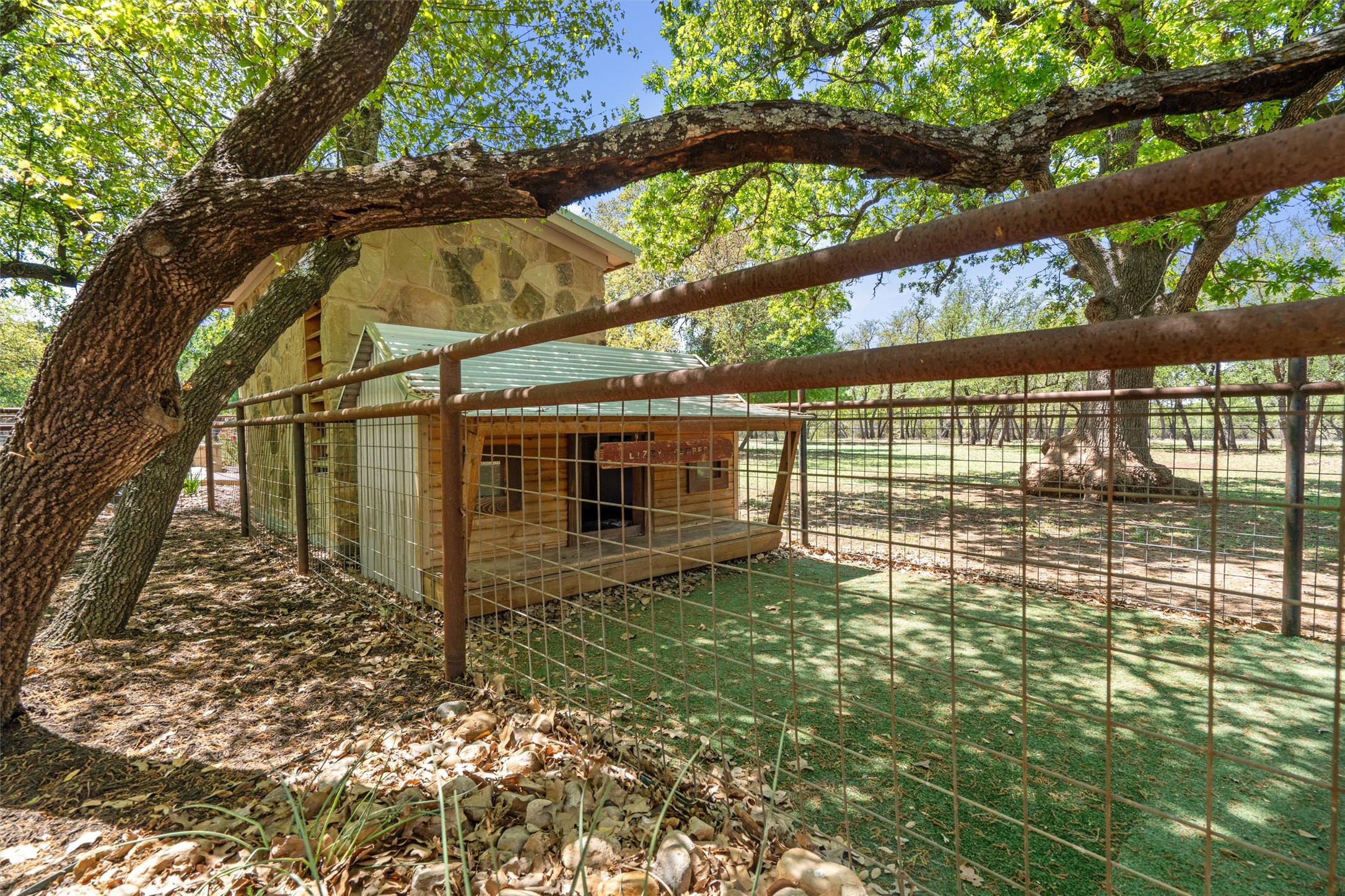 200 Little River Road Liberty Hill, TX 78642 - Photo 37 of 40 a view of a backyard