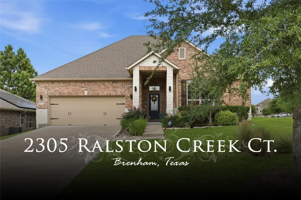 $469,900 | 2305 Ralston Creek Court, Brenham, TX 77833