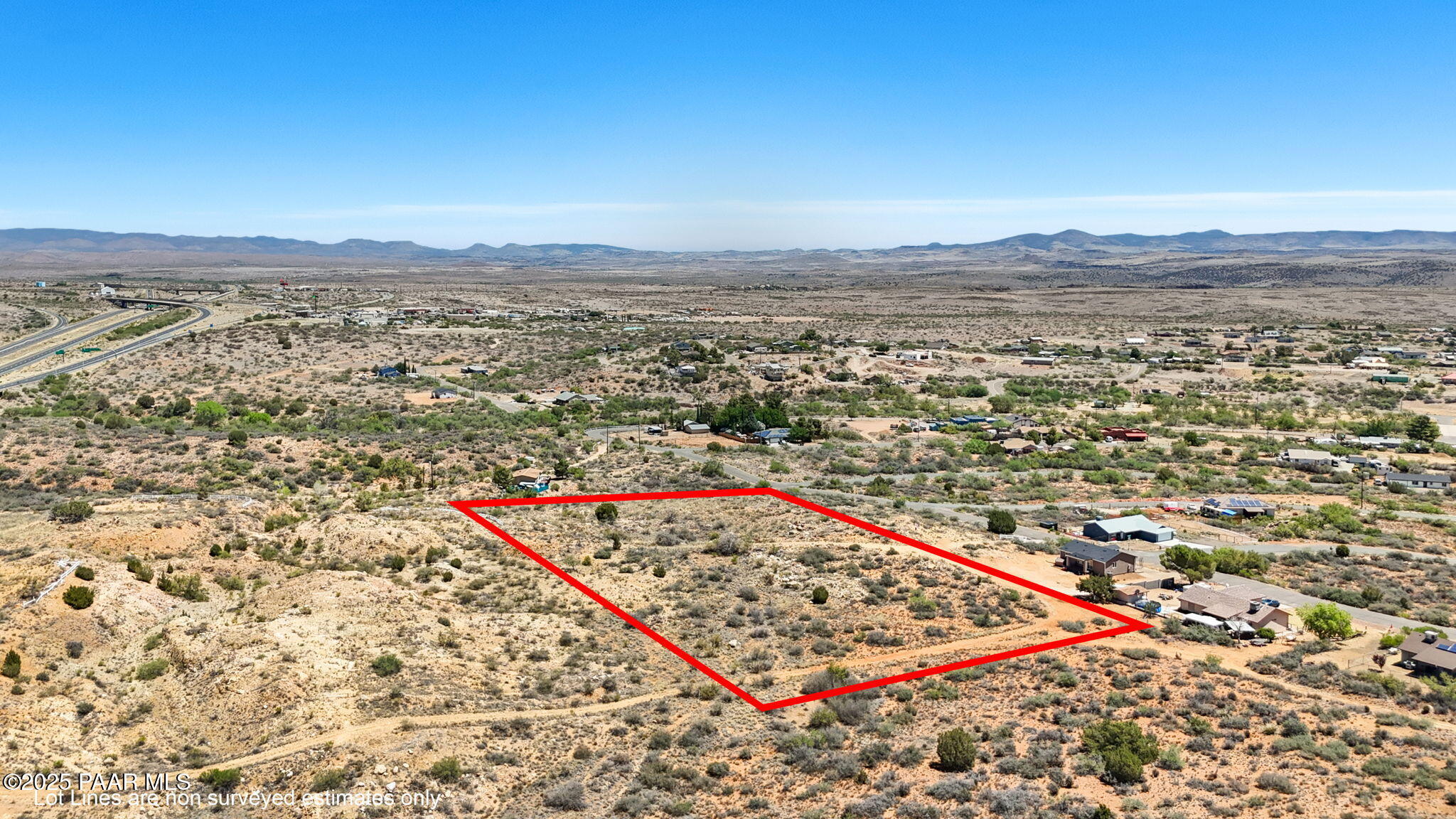 0 South Lot K - Val Vista Road Mayer, AZ 86333 - Photo 3 of 15 3-007K Aerial_2 Lot Lines