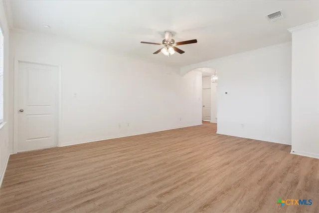 a view of an empty room