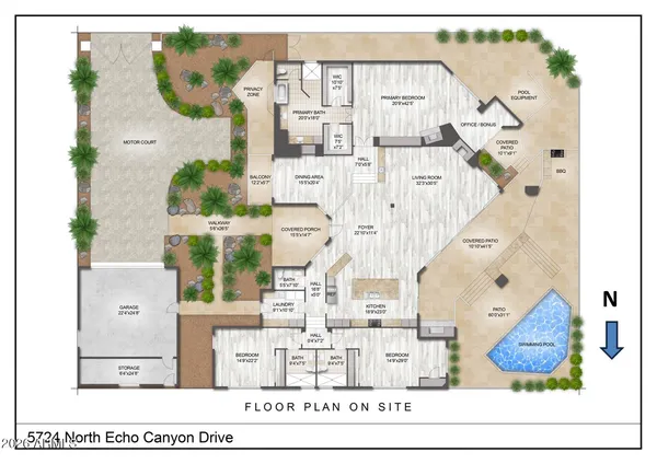 $5,350,000 | 5724 North Echo Canyon Drive, Phoenix, AZ 85018