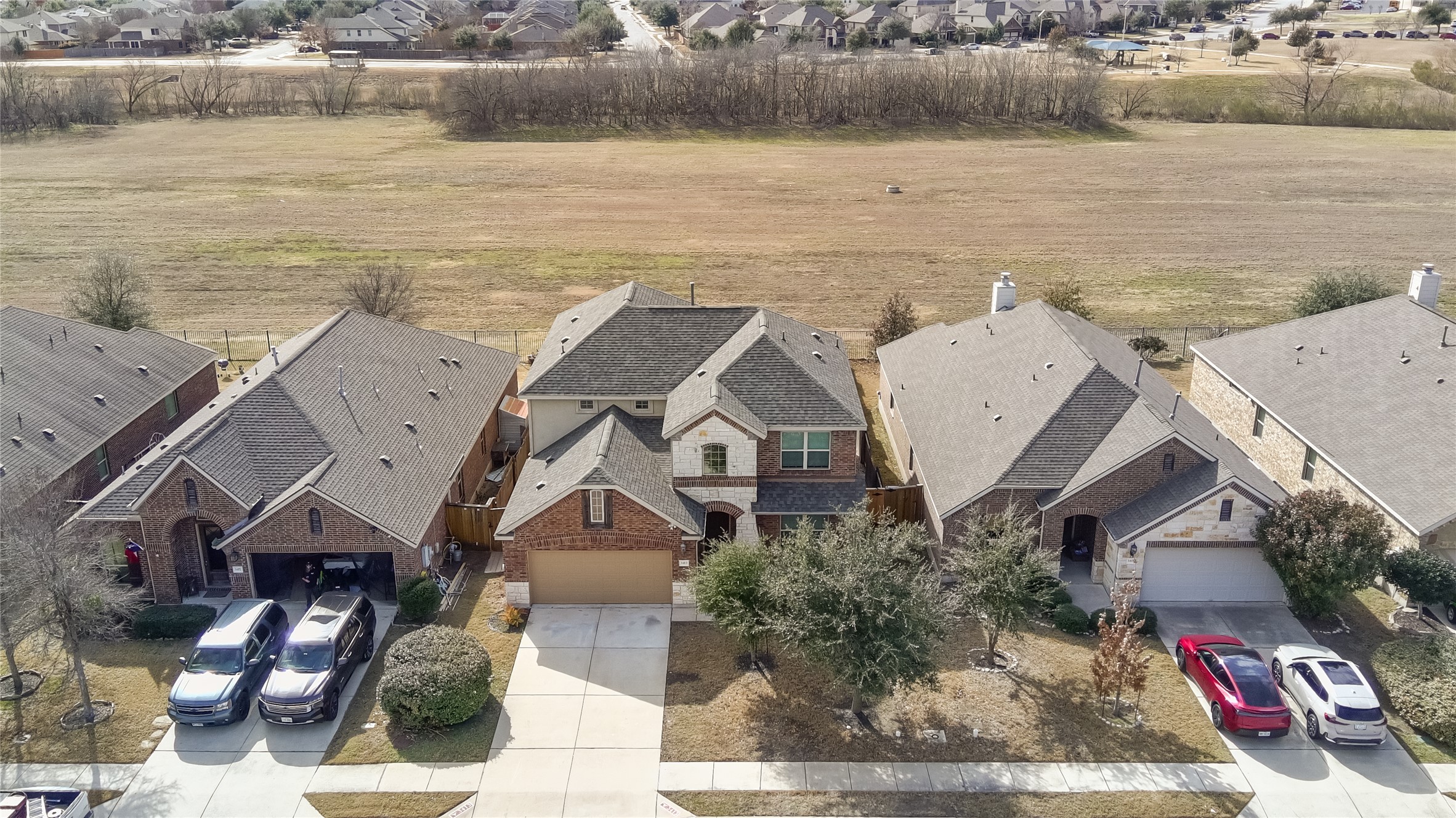 3413 Grail Hollows Road Pflugerville, TX 78660 - Photo 35 of 36 Aerial perspective of suburban area