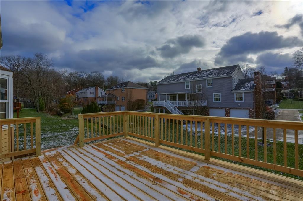 1702 Guyton Road Allison Park, PA 15101 - Photo 37 of 40 a view of a balcony with wooden floor