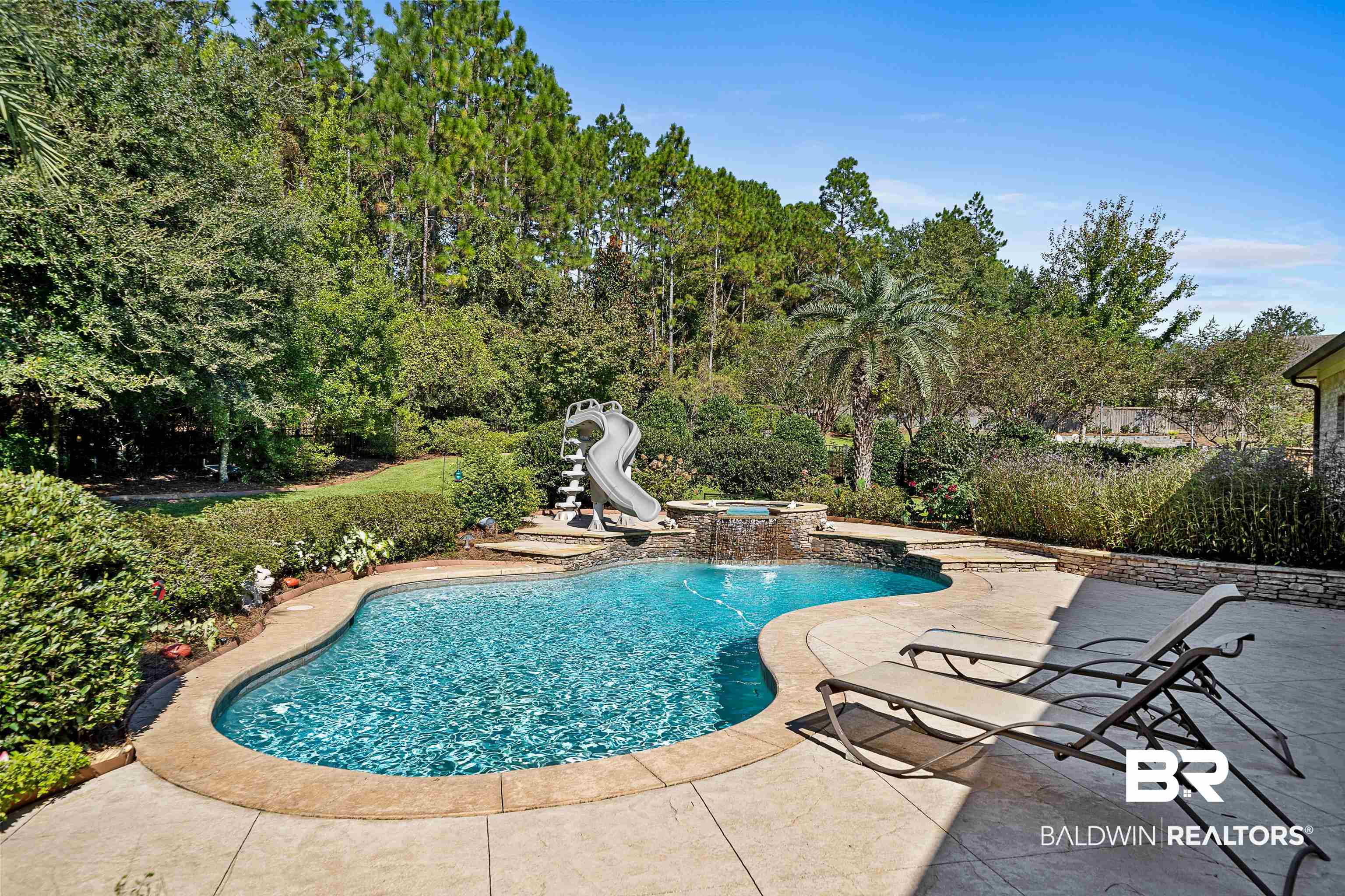 585 Falling Water Boulevard Fairhope, AL 36532 - Photo 51 of 67 Slide and Waterfall Feature