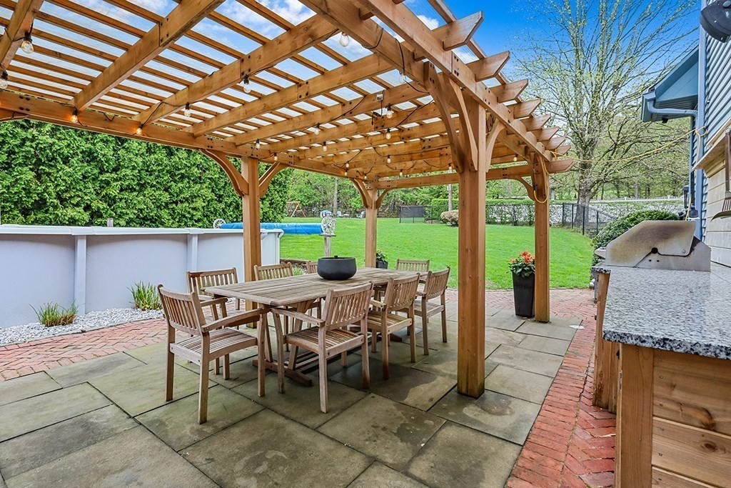 20 Maple Avenue Upton, MA 01568 - Photo 36 of 42 a patio with yard glass top table and chairs