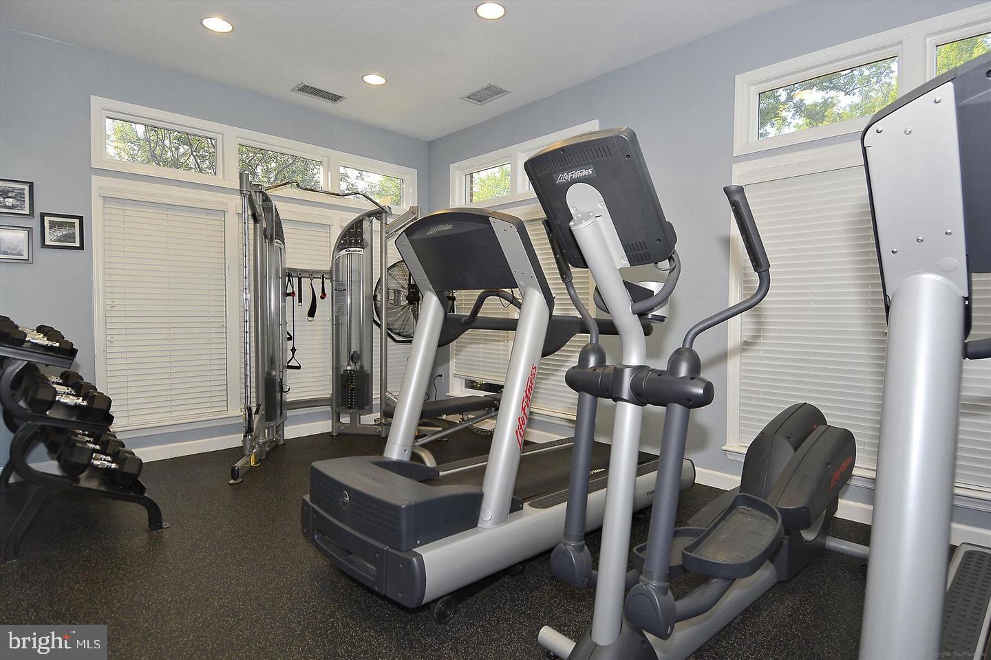 1724 Lake Shore Crest Drive, Unit 25 Reston, VA 20190 - Photo 43 of 52 a view of a room with gym equipment