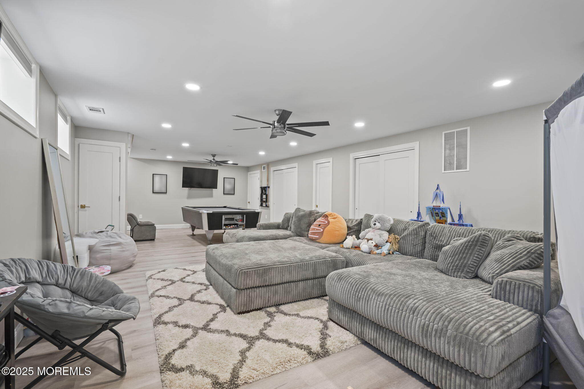 128 1st Street Keyport, NJ 07735 - Photo 29 of 38 a living room with furniture kitchen view and a large window
