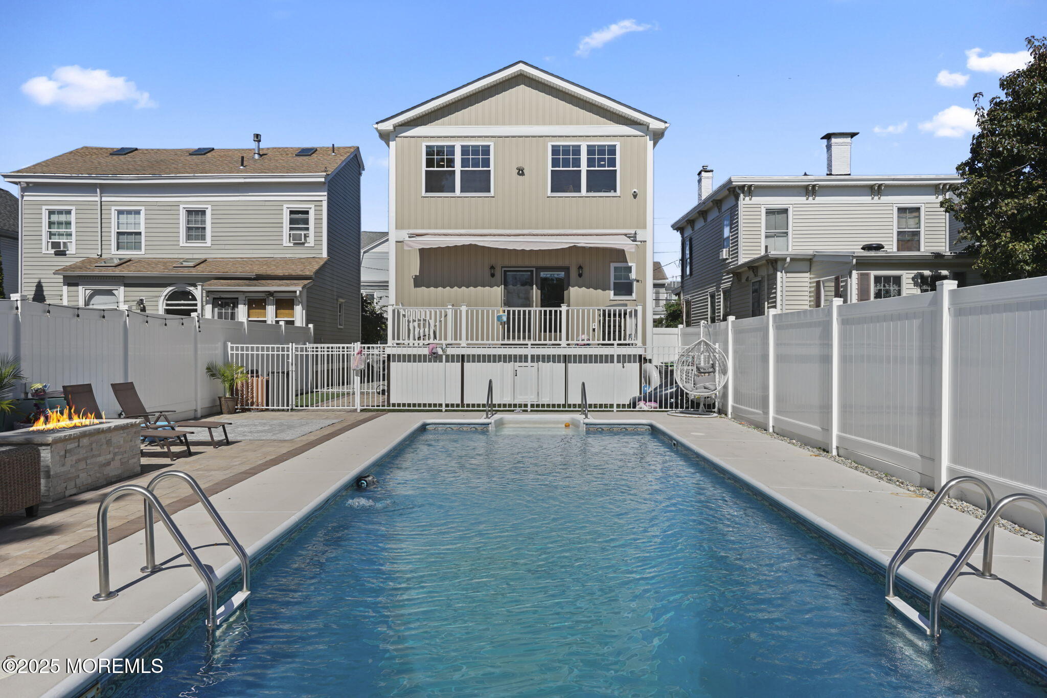 128 1st Street Keyport, NJ 07735 - Photo 37 of 38 a view of a house with backyard and sitting area