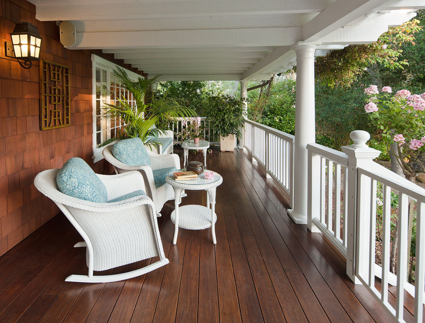 658 Park Lane Montecito, CA 93108 - Photo 6 of 11 a balcony view with a seating space
