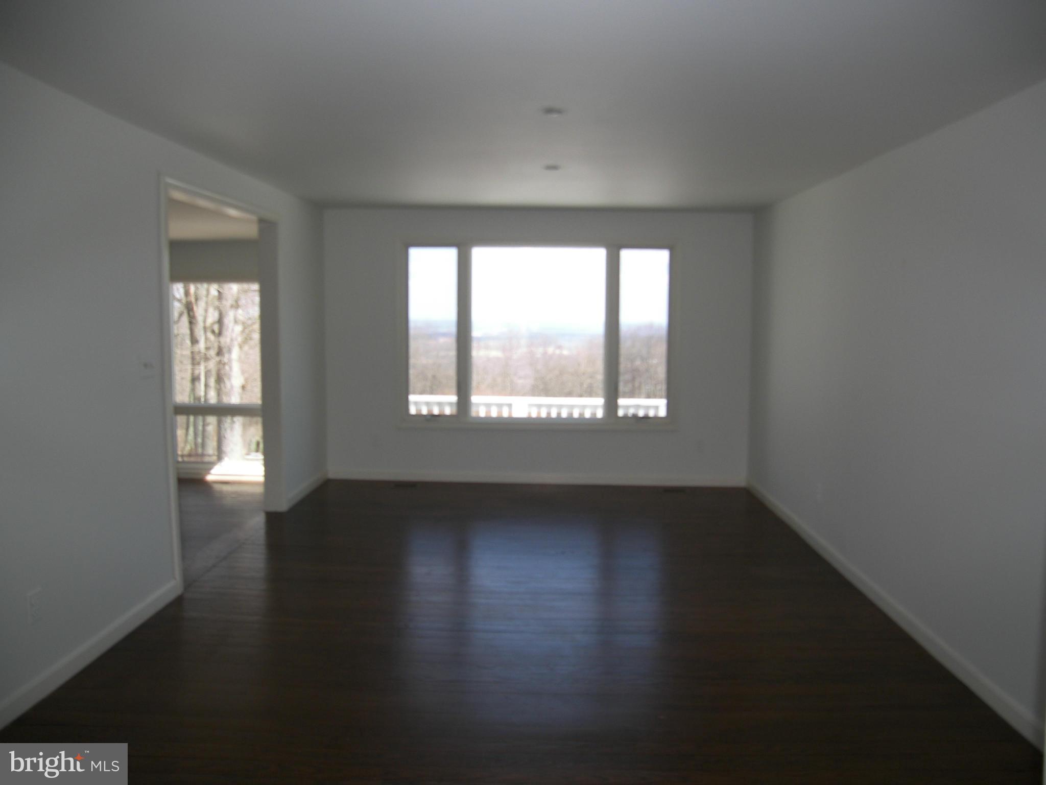 18458 Blue Ridge Mountain Road Bluemont, VA 20135 - Photo 14 of 30 a view of an empty room with wooden floor and a window
