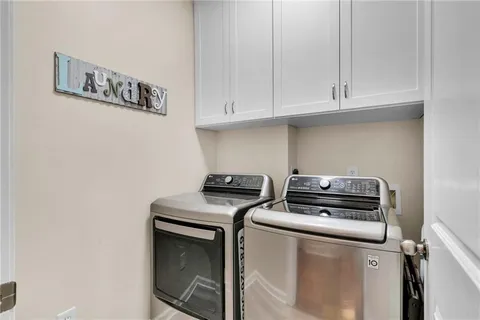 a view of a golf course with a garden