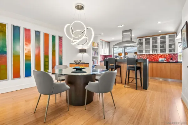 a spacious bedroom with a bed and a desk