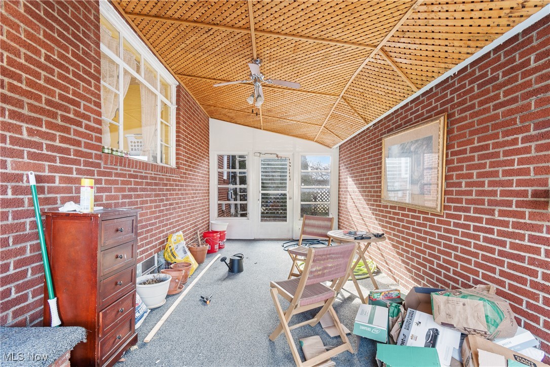 1527 Ridge Road Northwest Canton, OH 44703 - Photo 21 of 27 View of patio / terrace featuring ceiling fan