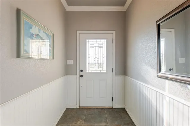 a view of empty room with windows