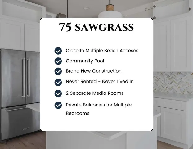 $1,575,000 | 75 Sawgrass Lane, Santa Rosa Beach, FL 32459