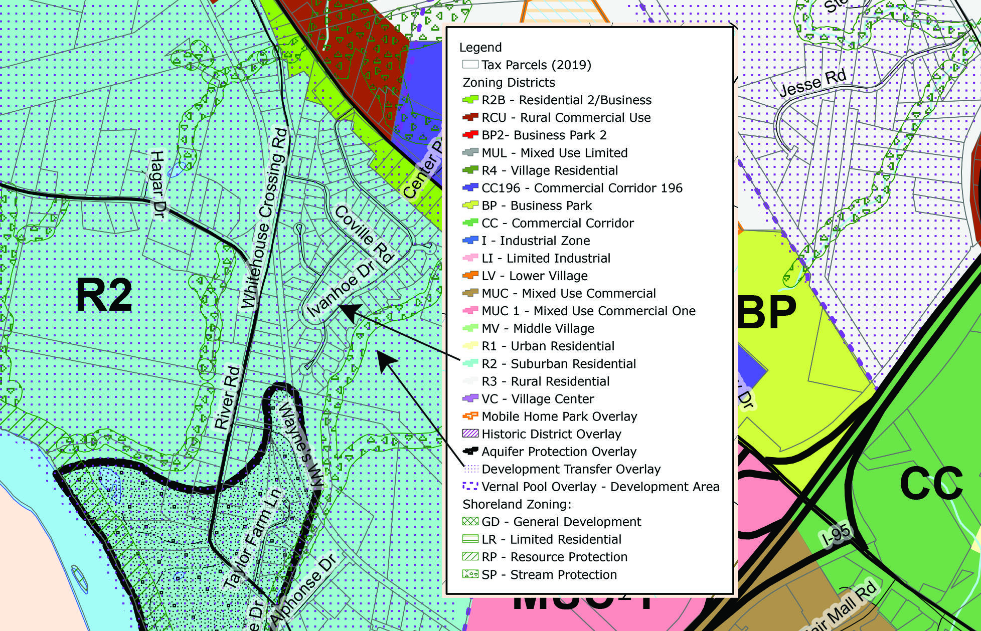 27 Ivanhoe Drive Topsham, ME 04086 - Photo 37 of 39 Zoning