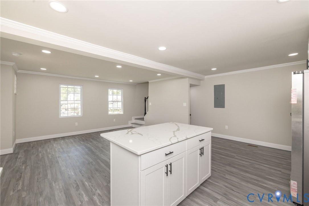1103 Burnside Street Hopewell, VA 23860 - Photo 44 of 44 a view of a hallway with wooden floor and breakfast area