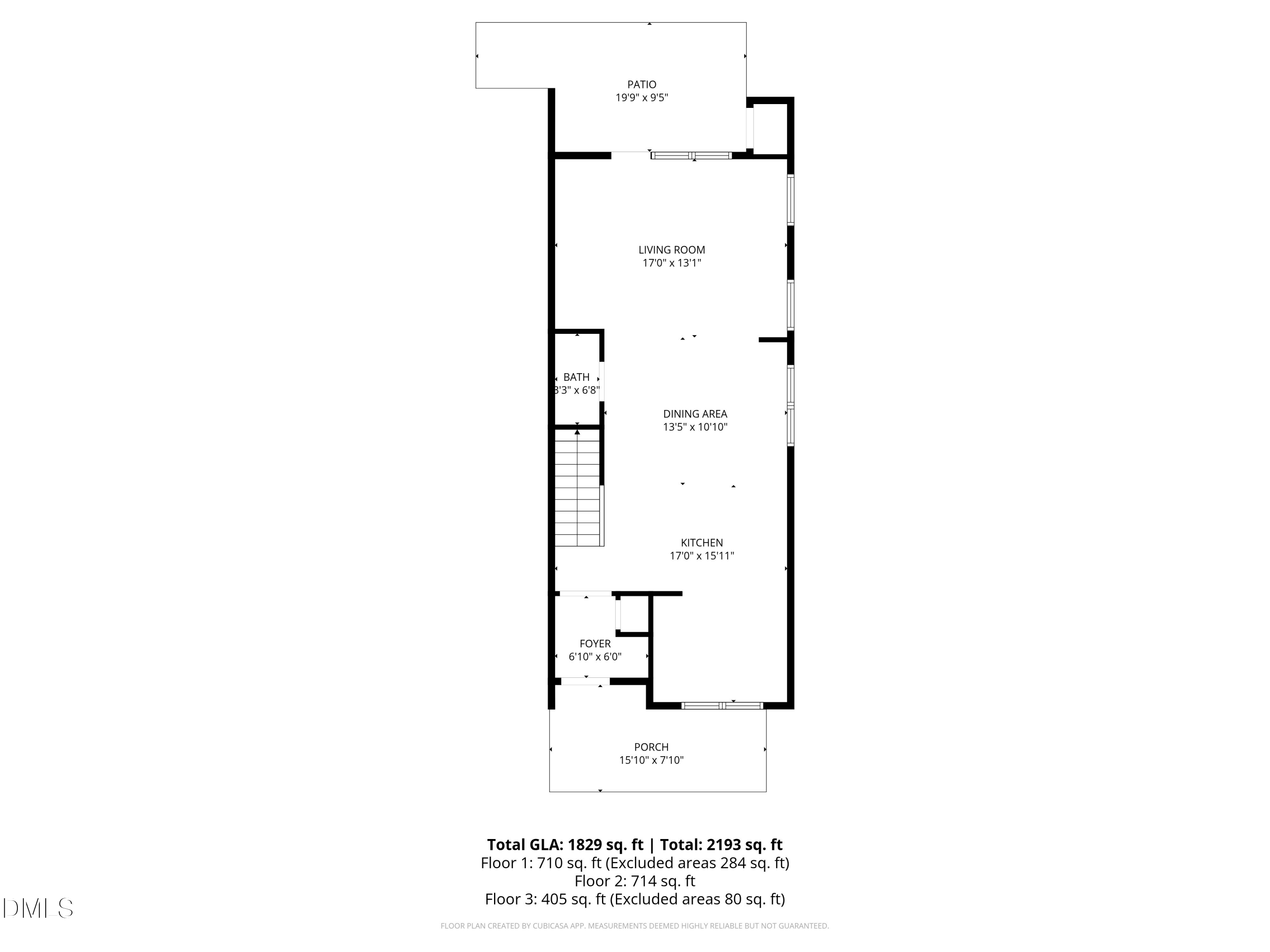 5631 Johnson Woods Court Raleigh, NC 27609 - Photo 32 of 34 a picture of floor plan