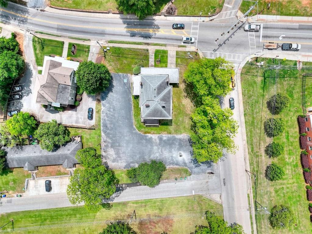 338 North Broad Street Monroe, GA 30655 - Photo 14 of 67 an aerial view of a house with a garden space