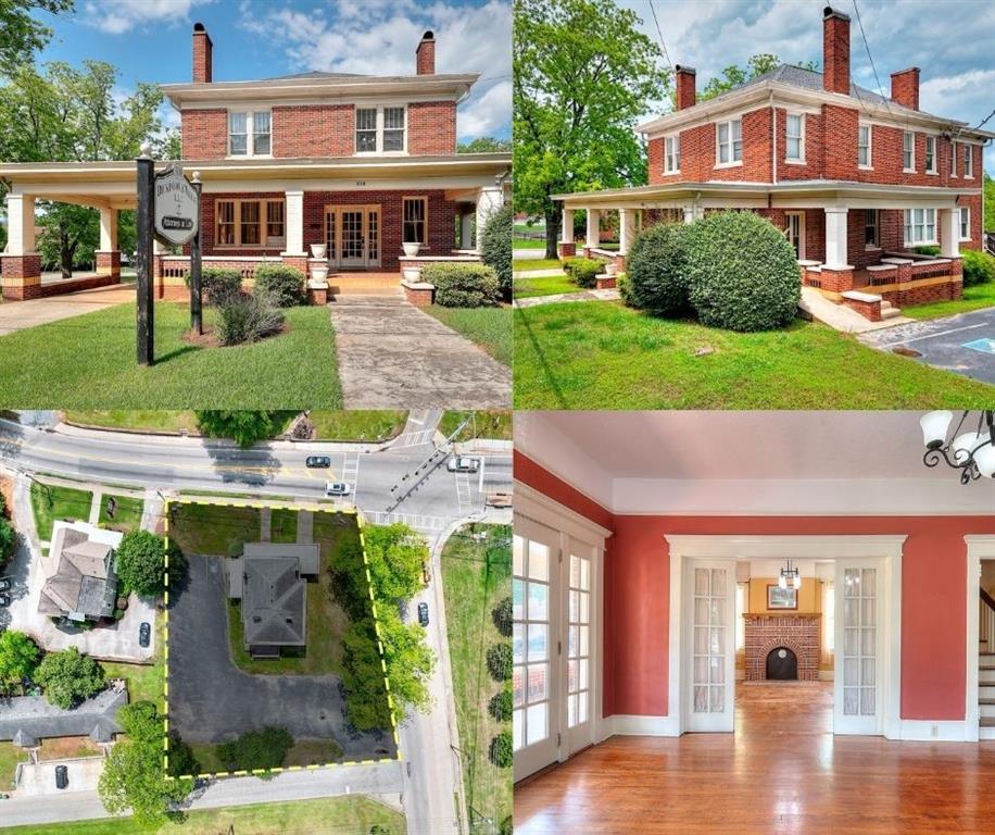 338 North Broad Street Monroe, GA 30655 - Photo 2 of 67 an aerial view of a house with garden