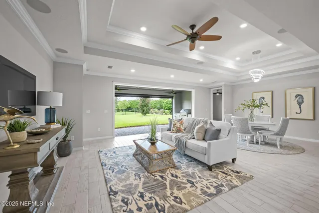 a bathroom with a tub and a view of bathroom