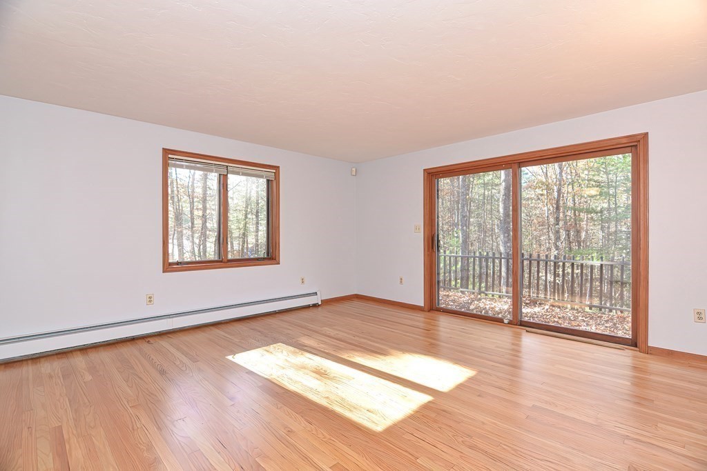 88 Townsend Road, Unit A Shirley, MA 01464 - Photo 5 of 35 an empty room with wooden floor and windows