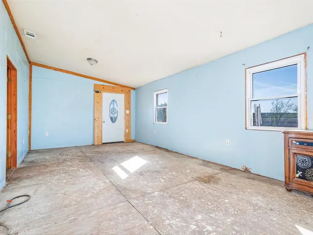 a view of an empty room