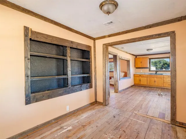 a view of an empty room