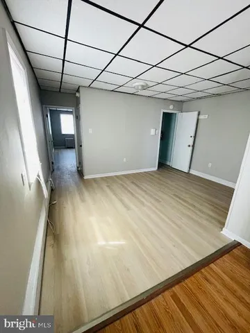 a view of a indoor garage